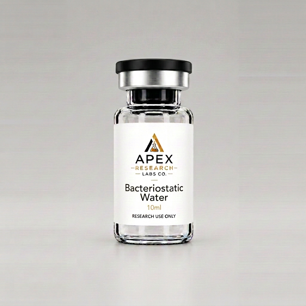 Bacteriostatic Water research vial by Apex Research Labs Co.