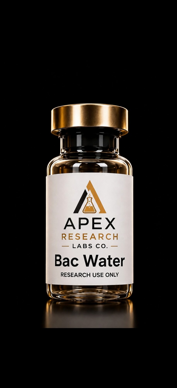 Bacteriostatic Water research vial by Apex Research Labs Co.