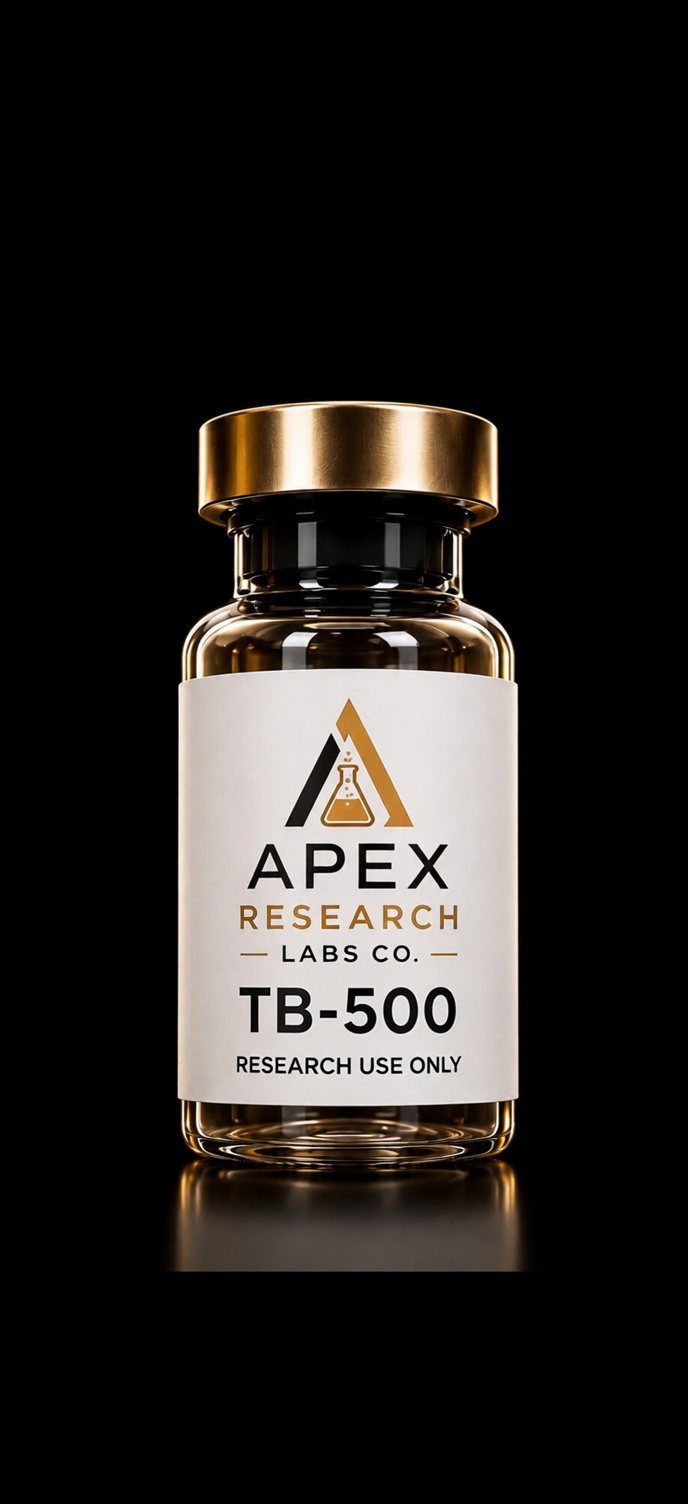 Tesamorelin research vial by Apex Research Labs Co.