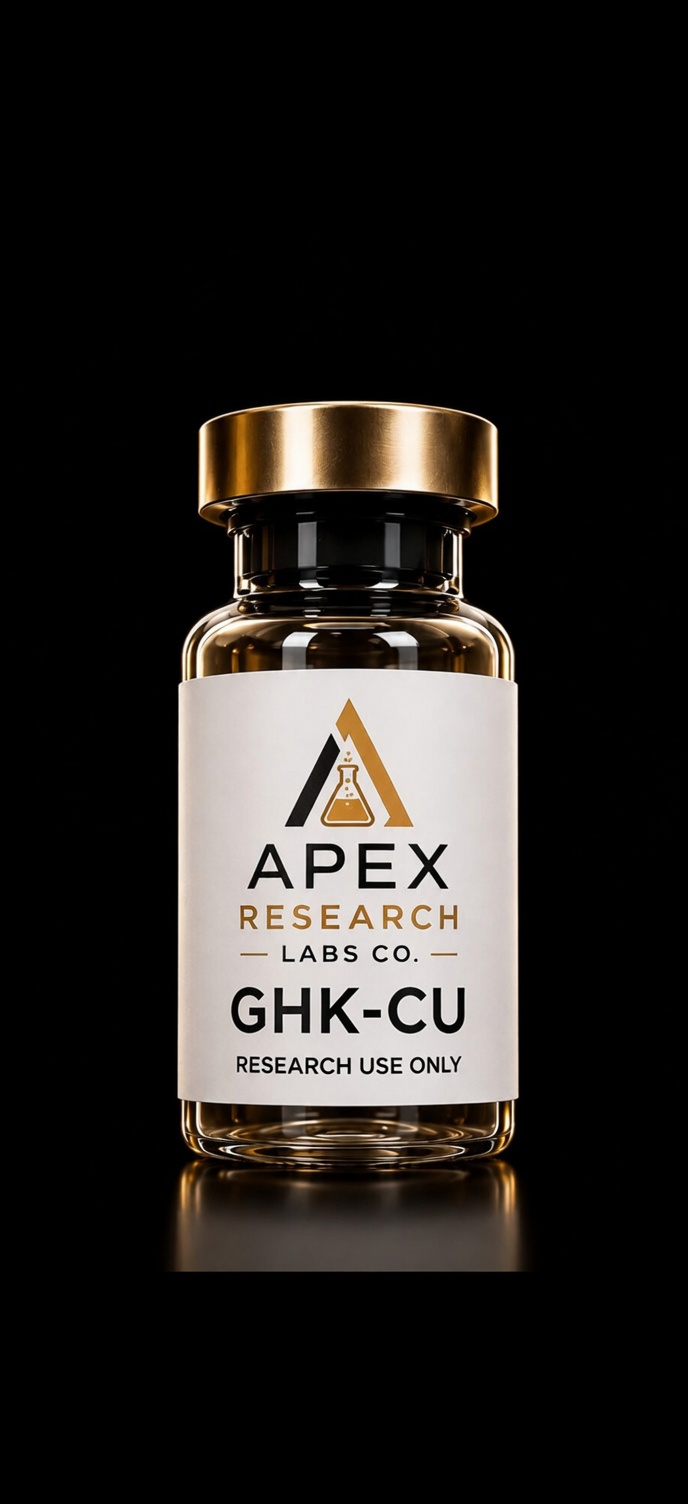GHK-Cu research vial by Apex Research Labs Co.